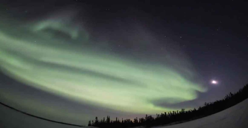 aurores boréales en vidéo
