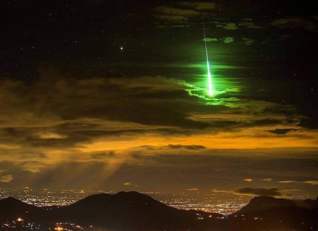 Un météore dans le sud de la France