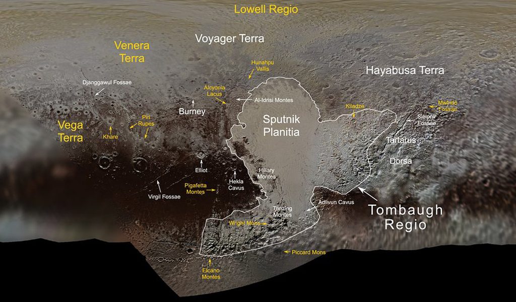 La carte de Pluton