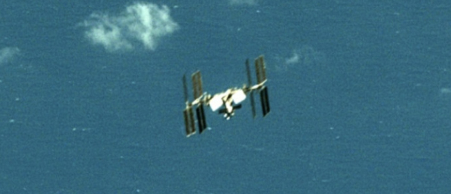 La station spatiale internationale photographiée par un satellite chinois