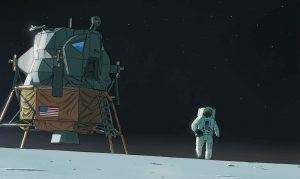 Premiers Pas de l'Homme Sur la Lune