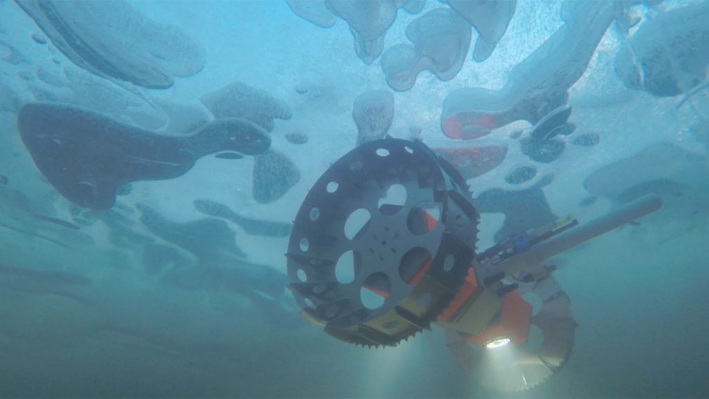 Le rover aquatique BRUIE
