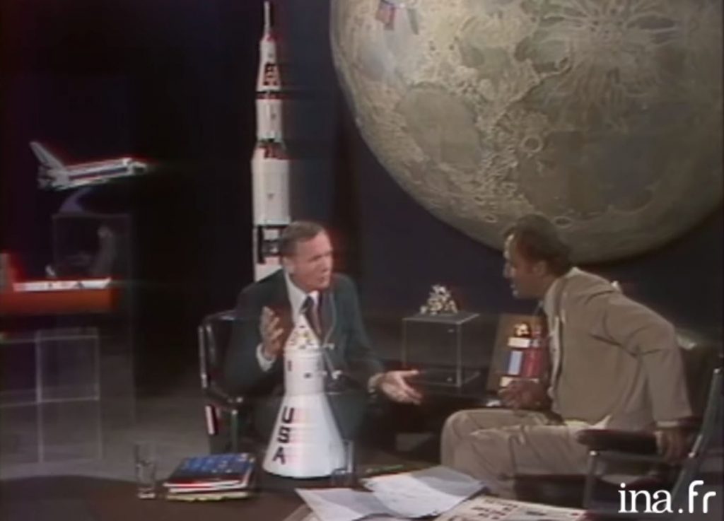Neil Armstrong invité des "Dossiers de L'Ecran"