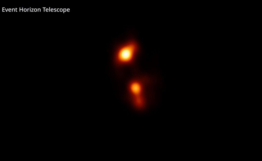 Premières images à très haute résolution d'un jet de trou noir supermassif