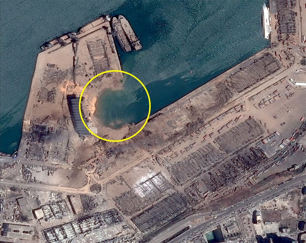 Les images des satellites Pléiades de l'explosion à Beyrouth