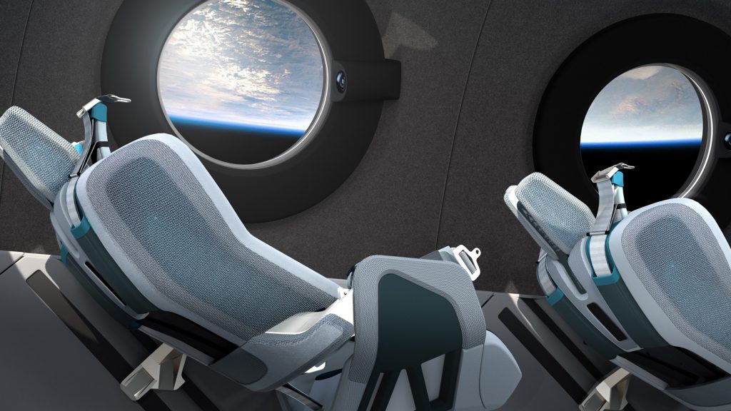 Virgin Galactic dévoile le magnifique intérieur du SpaceShipTwo