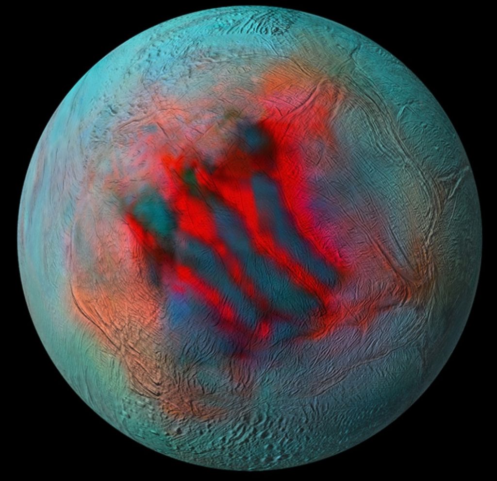 Observation d'une activité géologique dans l'hémisphère Nord d'Encelade