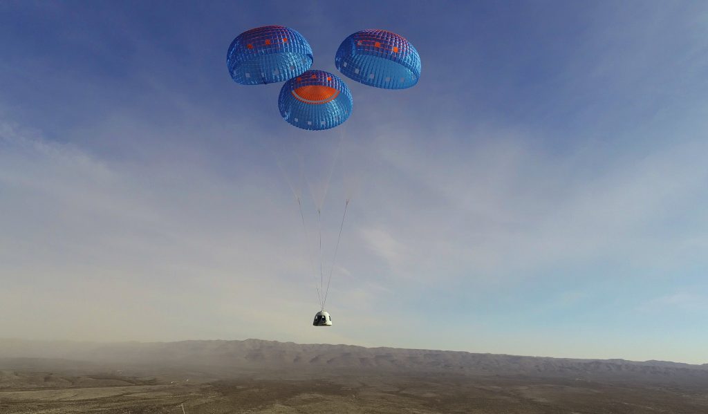 Le New Shepard de Blue Origin se prépare à recevoir des passagers