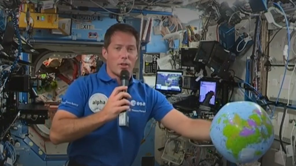 Conférence de presse de Thomas Pesquet depuis l'ISS