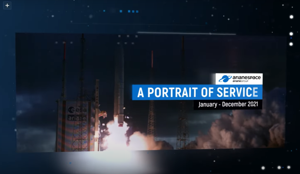 Le bilan d'Arianespace en 2021 et les perspectives pour 2022