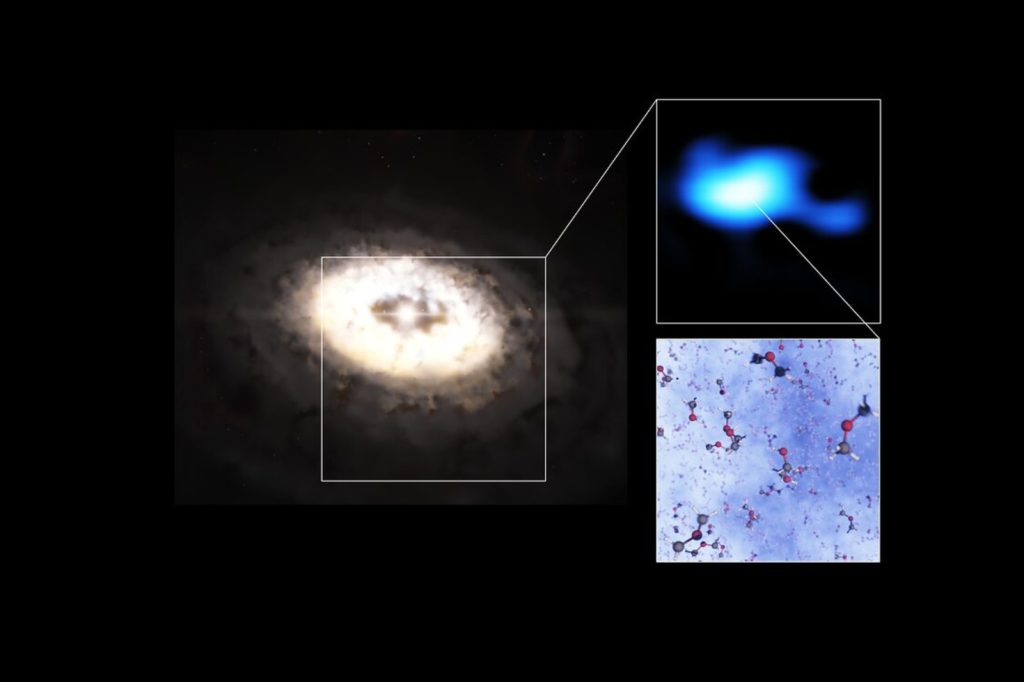 La plus grande molécule jamais découverte dans un disque de formation de planètes