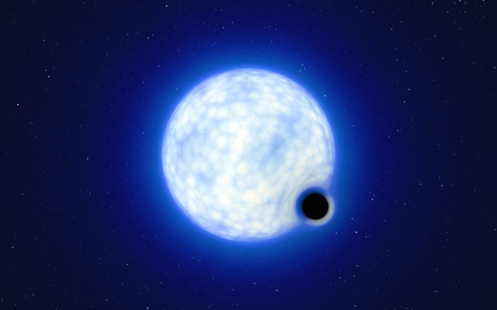 Découverte d'un trou noir dormant en dehors de nôtre galaxie