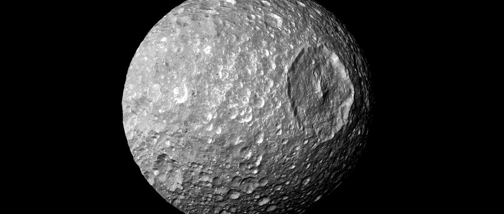 Mimas imagé par Cassini (NASA)