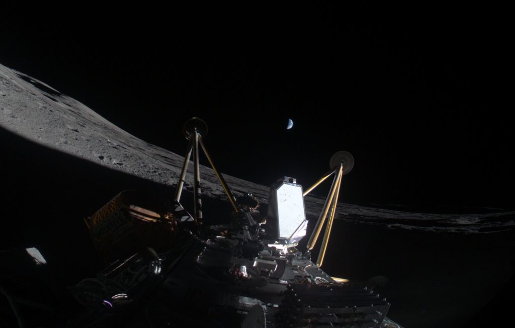Athena s’est posé sur la Lune… mais sur le côté