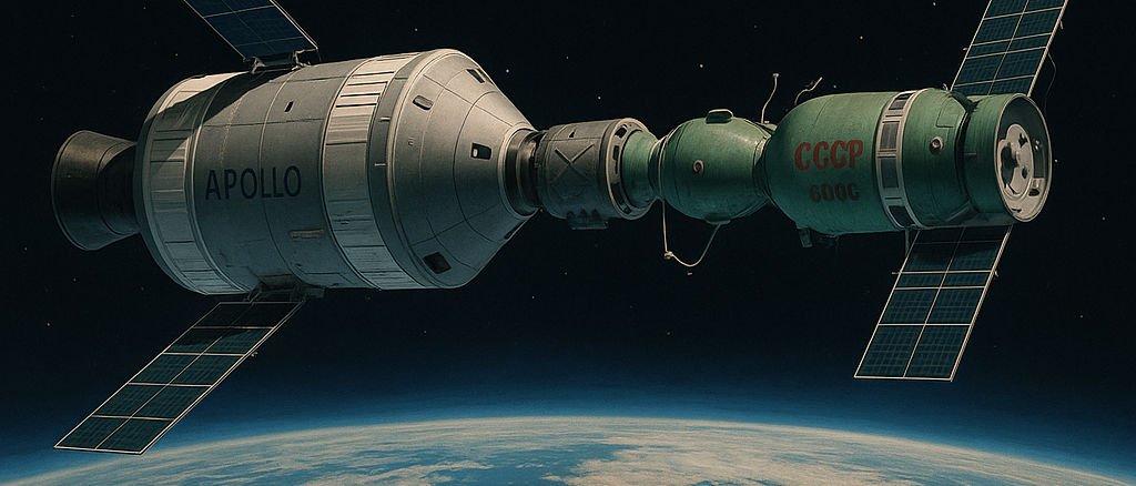 Apollo Soyouz : Une poignée de main historique