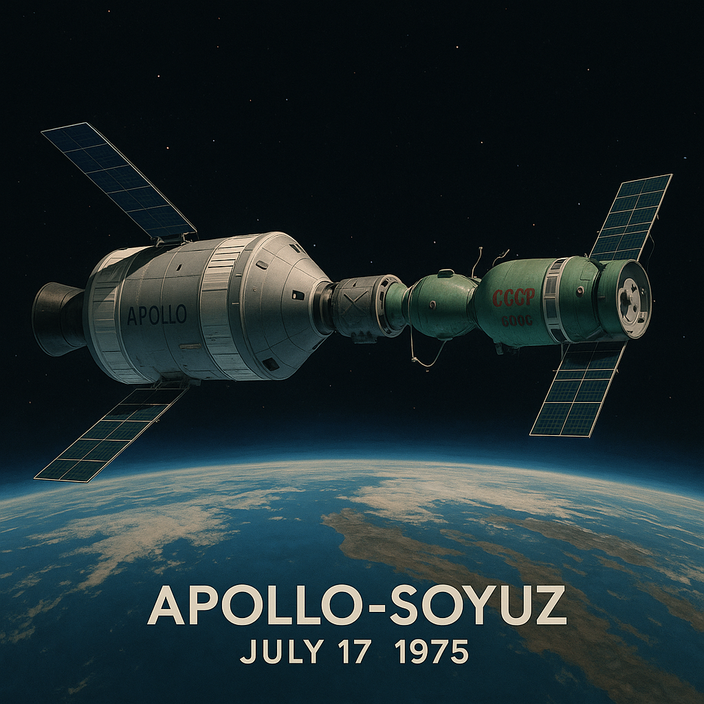 Apollo Soyouz : Une poignée de main historique