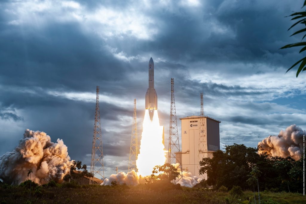 Deuxième vol commercial d’Ariane 6 avec le satellite Metop‑SG A1 est prévu pour le 12 aout 2025.