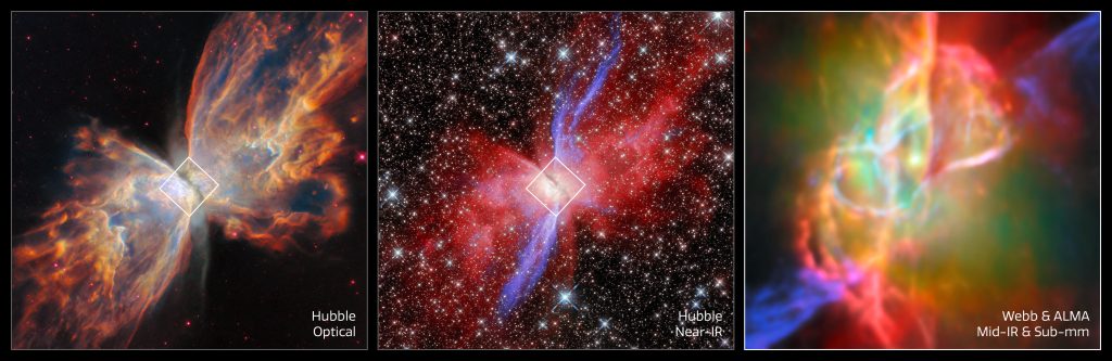 Webb révèle les secrets de la Nébuleuse du Papillon (NGC 6302)