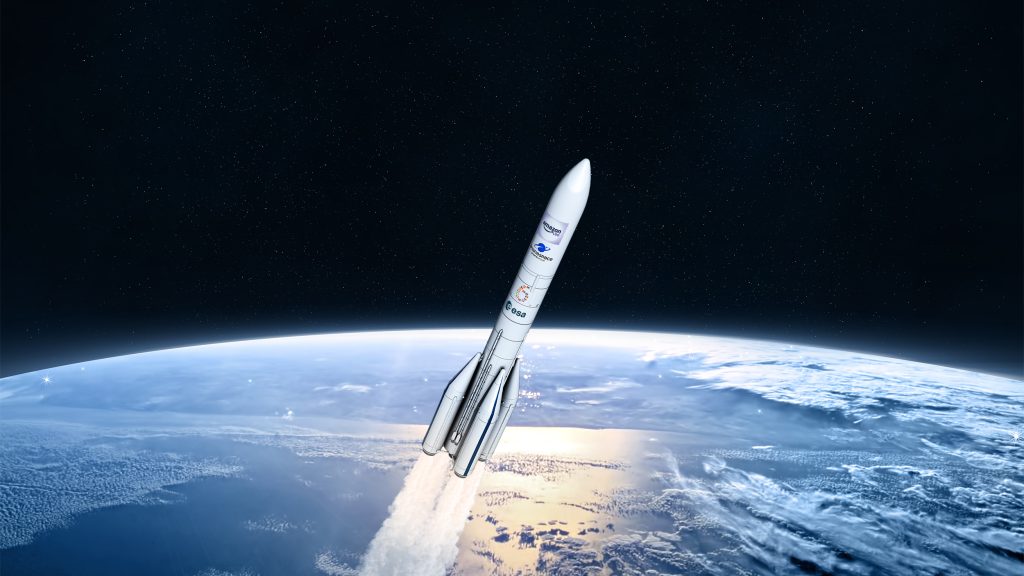 Ariane 6 Ariane 64 lançant des satellites Amazon LEO en orbite basse depuis Kourou